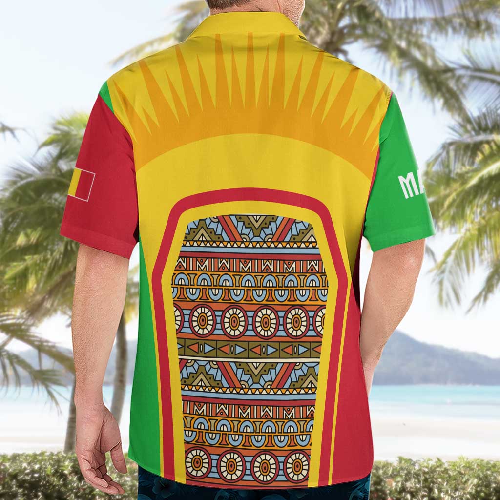 Mali Landmarks Hawaiian Shirt Cultural Patterns & Famous Tourist Destinations