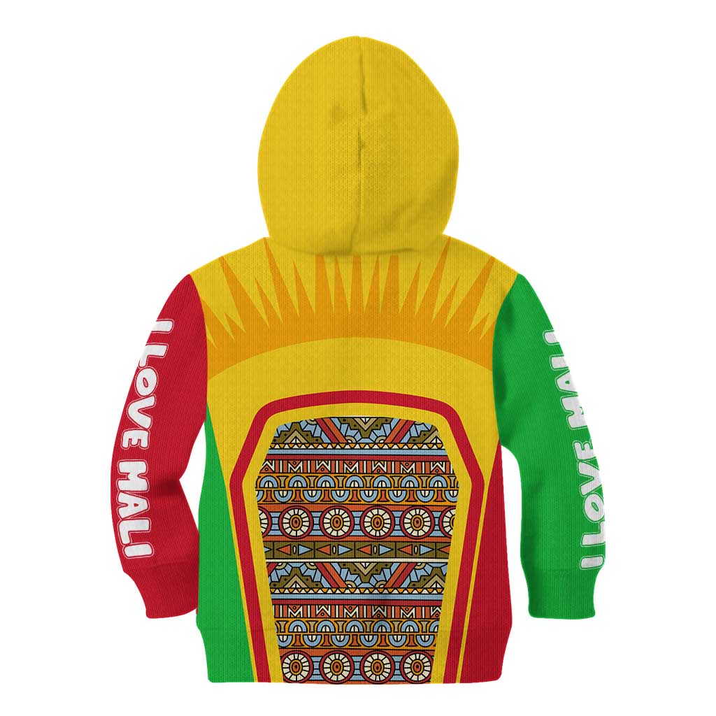 Mali Landmarks Kid Hoodie Cultural Patterns & Famous Tourist Destinations