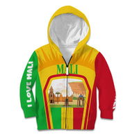 Mali Landmarks Kid Hoodie Cultural Patterns & Famous Tourist Destinations