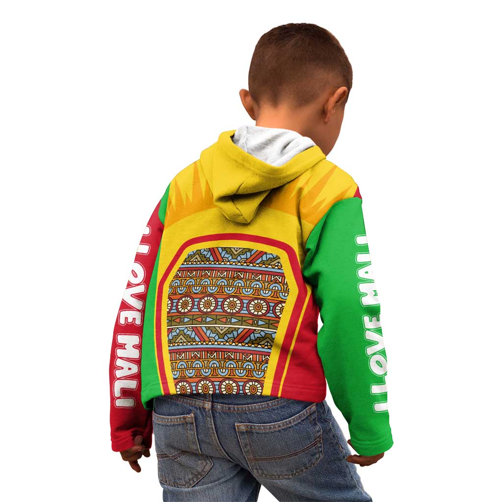 Mali Landmarks Kid Hoodie Cultural Patterns & Famous Tourist Destinations