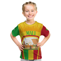 Mali Landmarks Kid T Shirt Cultural Patterns & Famous Tourist Destinations