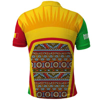 Mali Landmarks Polo Shirt Cultural Patterns & Famous Tourist Destinations
