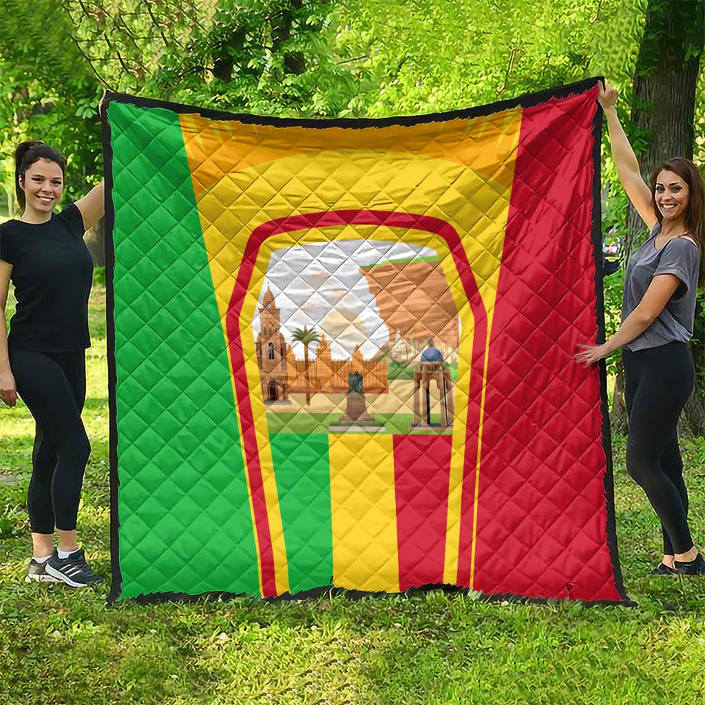 Mali Landmarks Quilt Cultural Patterns & Famous Tourist Destinations
