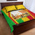 Mali Landmarks Quilt Bed Set Cultural Patterns & Famous Tourist Destinations