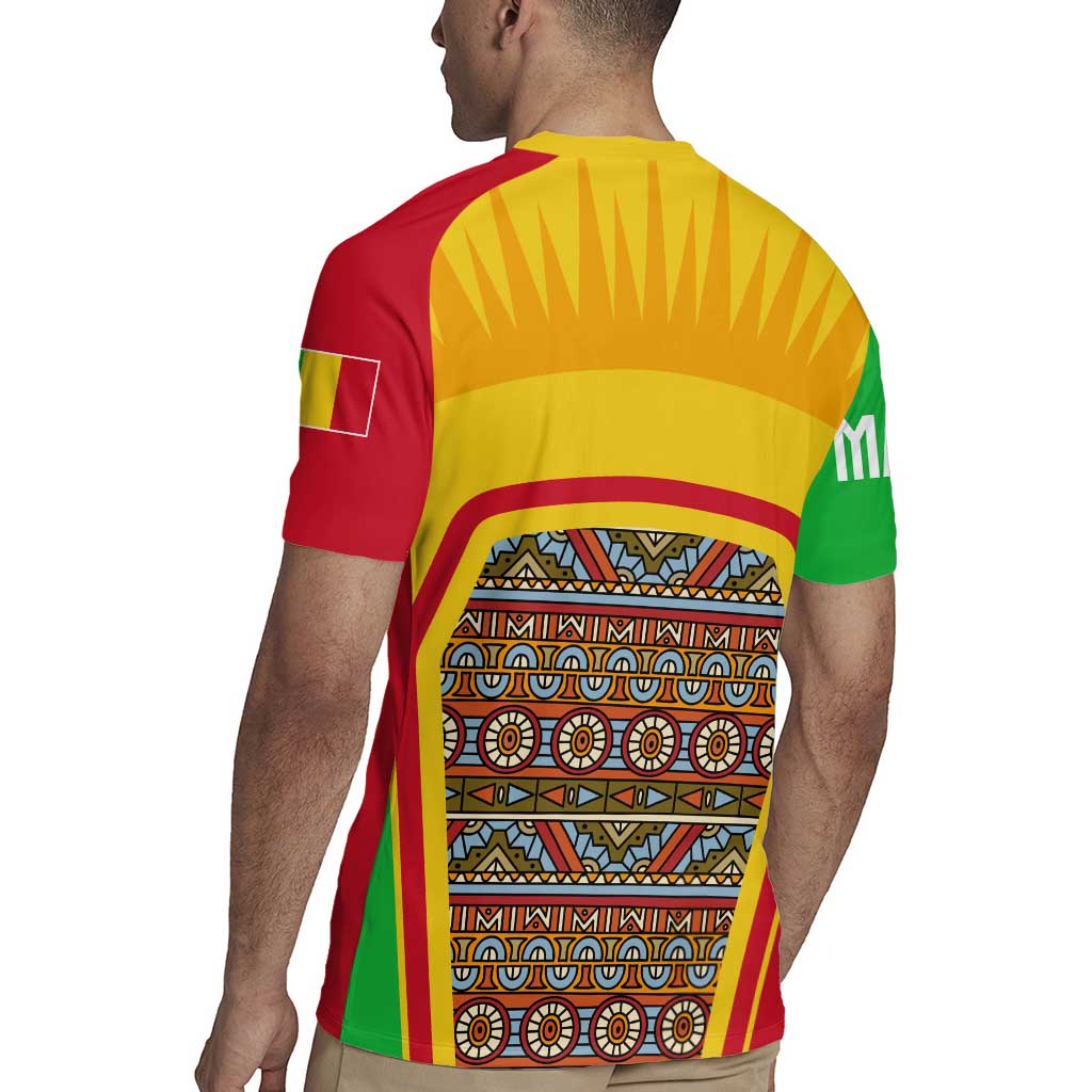 Mali Landmarks Rugby Jersey Cultural Patterns & Famous Tourist Destinations
