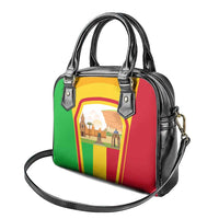 Mali Landmarks Shoulder Handbag Cultural Patterns & Famous Tourist Destinations