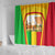 Mali Landmarks Shower Curtain Cultural Patterns & Famous Tourist Destinations