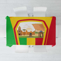 Mali Landmarks Tablecloth Cultural Patterns & Famous Tourist Destinations