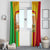 Mali Landmarks Window Curtain Cultural Patterns & Famous Tourist Destinations