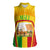 Mali Landmarks Women Sleeveless Polo Shirt Cultural Patterns & Famous Tourist Destinations