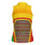 Mali Landmarks Women Sleeveless Polo Shirt Cultural Patterns & Famous Tourist Destinations