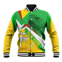 Mali Vulture Baseball Jacket National Emblem Details & Traditional Patterns