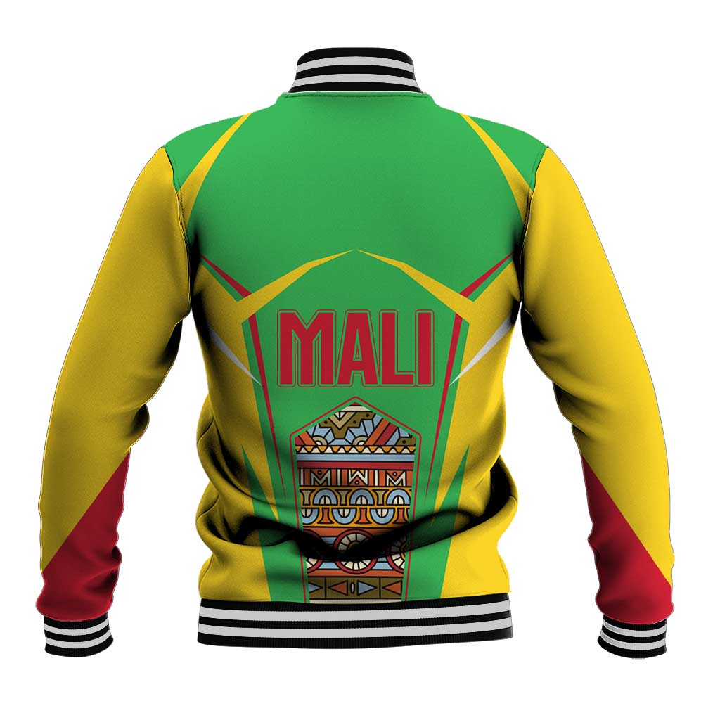 Mali Vulture Baseball Jacket National Emblem Details & Traditional Patterns