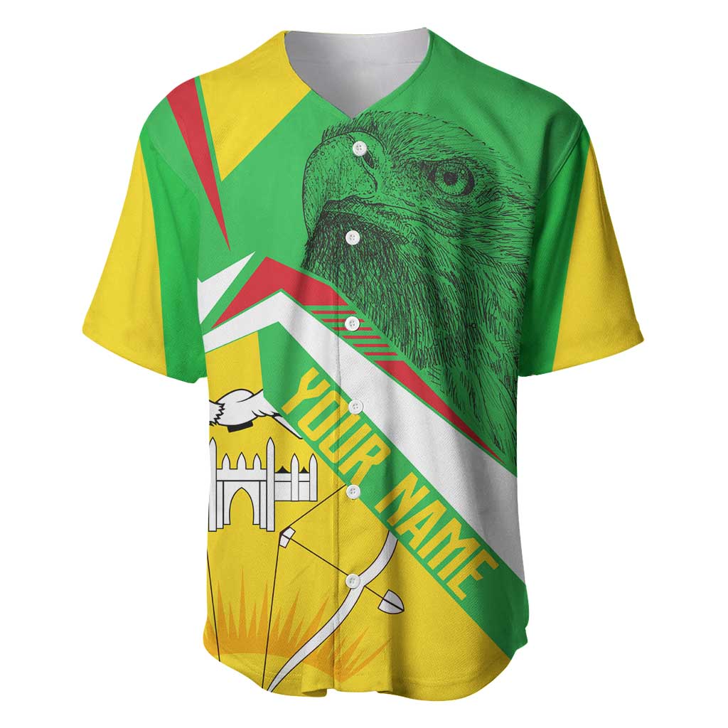 Mali Vulture Baseball Jersey National Emblem Details & Traditional Patterns