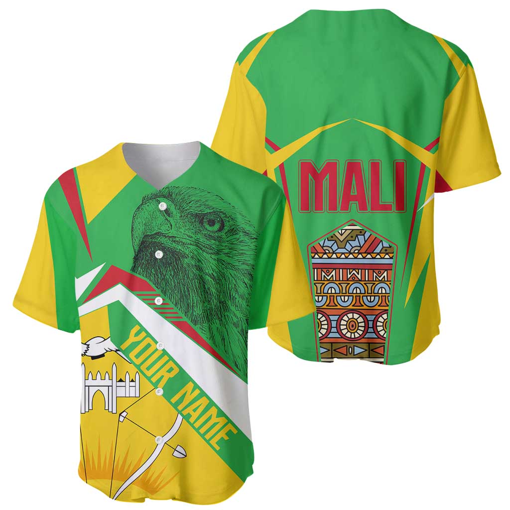 Mali Vulture Baseball Jersey National Emblem Details & Traditional Patterns