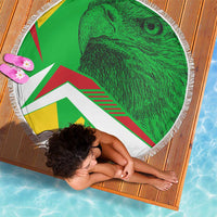 Mali Vulture Beach Blanket National Emblem Details & Traditional Patterns