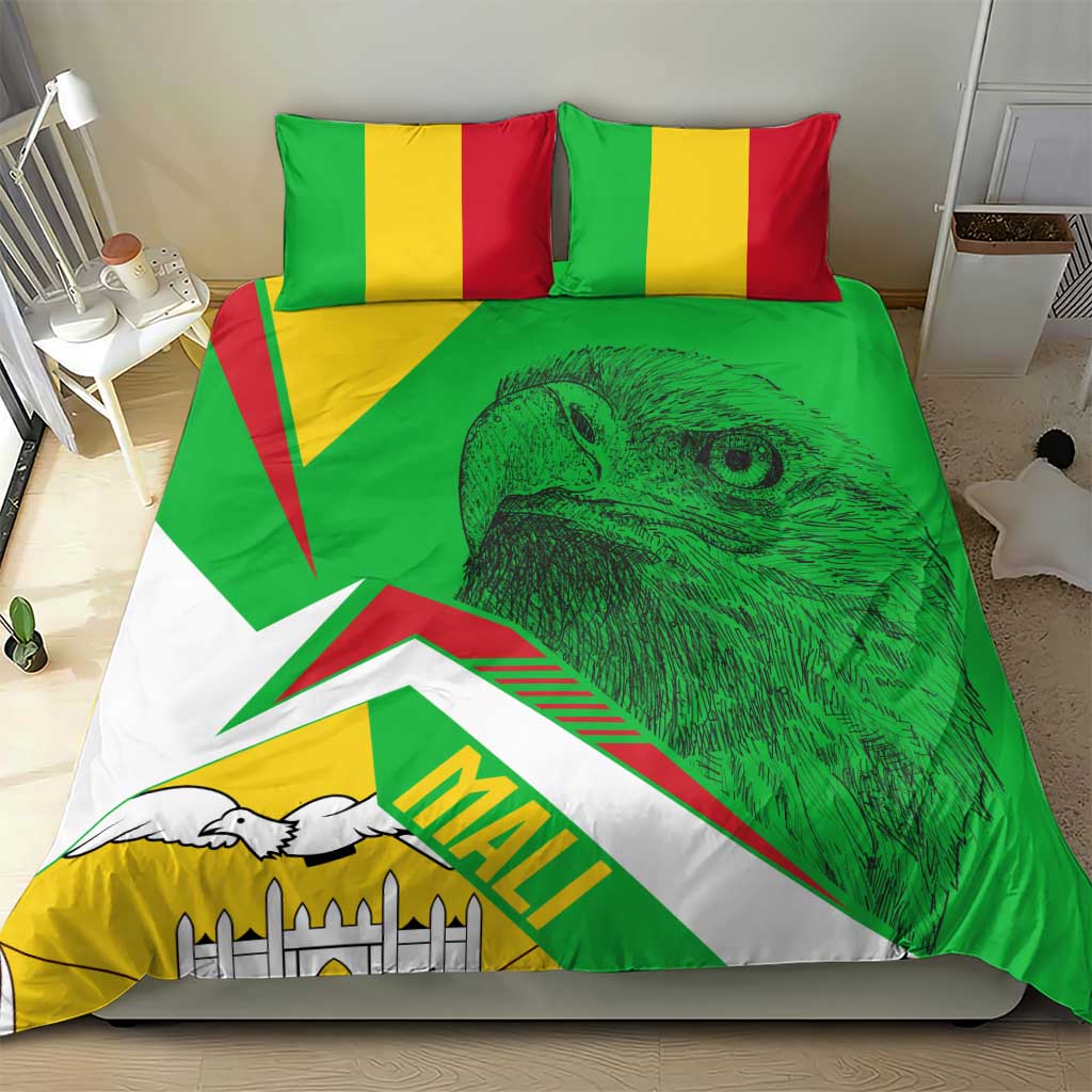 Mali Vulture Bedding Set National Emblem Details & Traditional Patterns