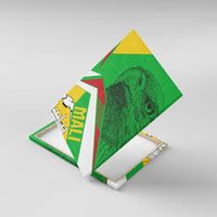 Mali Vulture Canvas Wall Art National Emblem Details & Traditional Patterns