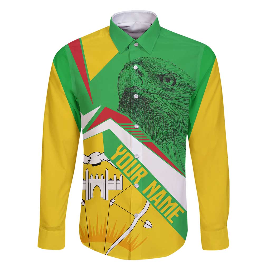 Mali Vulture Family Matching Long Sleeve Bodycon Dress and Hawaiian Shirt National Emblem Details & Traditional Patterns