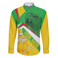 Mali Vulture Family Matching Long Sleeve Bodycon Dress and Hawaiian Shirt National Emblem Details & Traditional Patterns