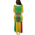 Mali Vulture Family Matching Puletasi and Hawaiian Shirt National Emblem Details & Traditional Patterns
