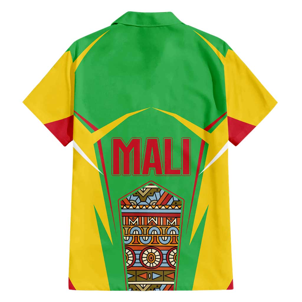 Mali Vulture Family Matching Short Sleeve Bodycon Dress and Hawaiian Shirt National Emblem Details & Traditional Patterns