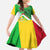 Mali Vulture Family Matching Summer Maxi Dress and Hawaiian Shirt National Emblem Details & Traditional Patterns