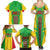 Mali Vulture Family Matching Summer Maxi Dress and Hawaiian Shirt National Emblem Details & Traditional Patterns