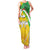 Mali Vulture Family Matching Tank Maxi Dress and Hawaiian Shirt National Emblem Details & Traditional Patterns