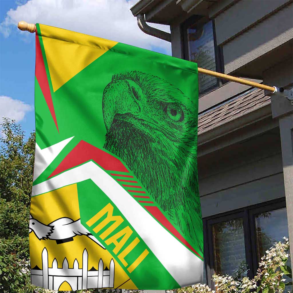 Mali Vulture Garden Flag National Emblem Details & Traditional Patterns