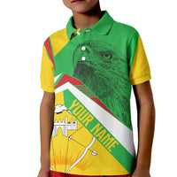 Mali Vulture Kid Polo Shirt National Emblem Details & Traditional Patterns