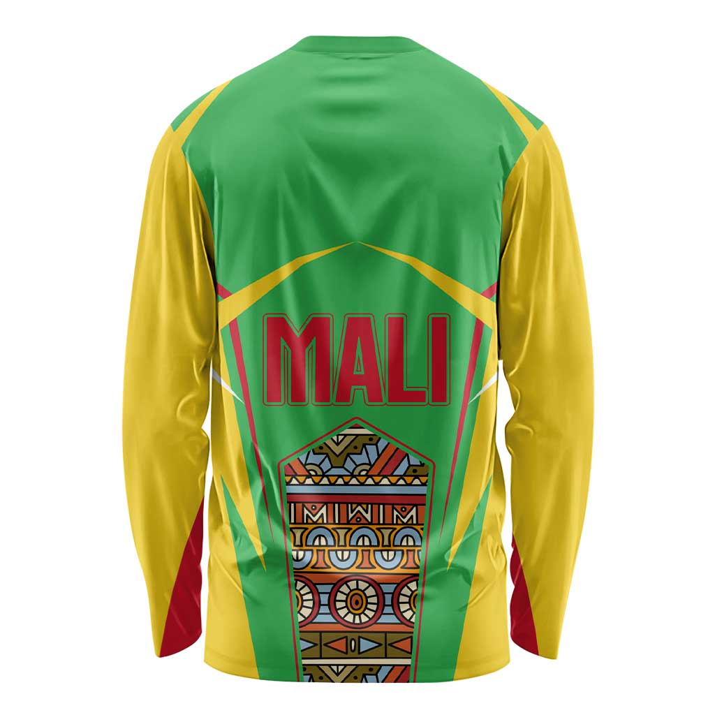 Mali Vulture Long Sleeve Shirt National Emblem Details & Traditional Patterns