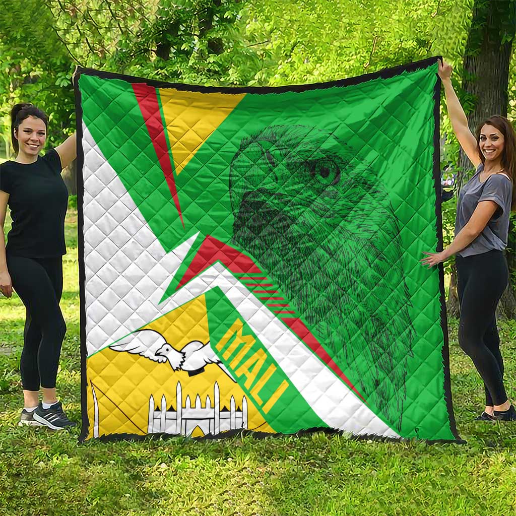 Mali Vulture Quilt National Emblem Details & Traditional Patterns