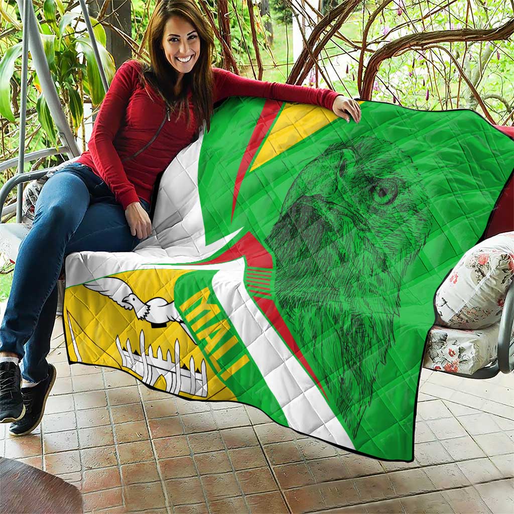 Mali Vulture Quilt National Emblem Details & Traditional Patterns