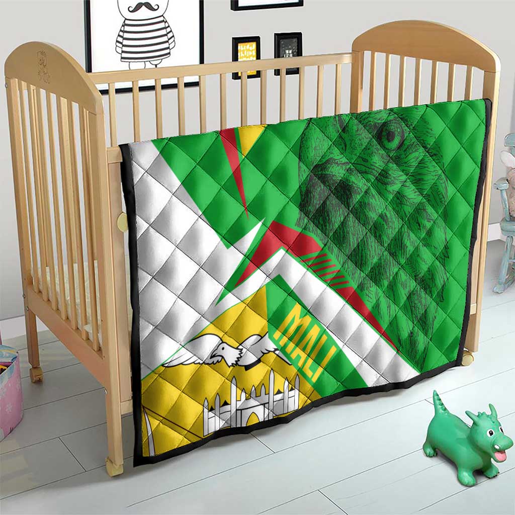 Mali Vulture Quilt National Emblem Details & Traditional Patterns