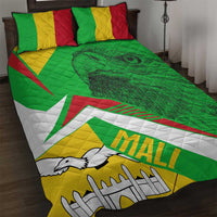 Mali Vulture Quilt Bed Set National Emblem Details & Traditional Patterns