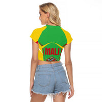 Mali Vulture Raglan Cropped T Shirt National Emblem Details & Traditional Patterns