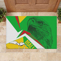Mali Vulture Rubber Doormat National Emblem Details & Traditional Patterns