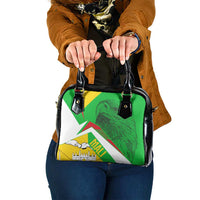 Mali Vulture Shoulder Handbag National Emblem Details & Traditional Patterns