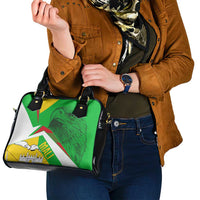 Mali Vulture Shoulder Handbag National Emblem Details & Traditional Patterns