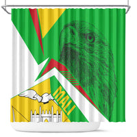 Mali Vulture Shower Curtain National Emblem Details & Traditional Patterns
