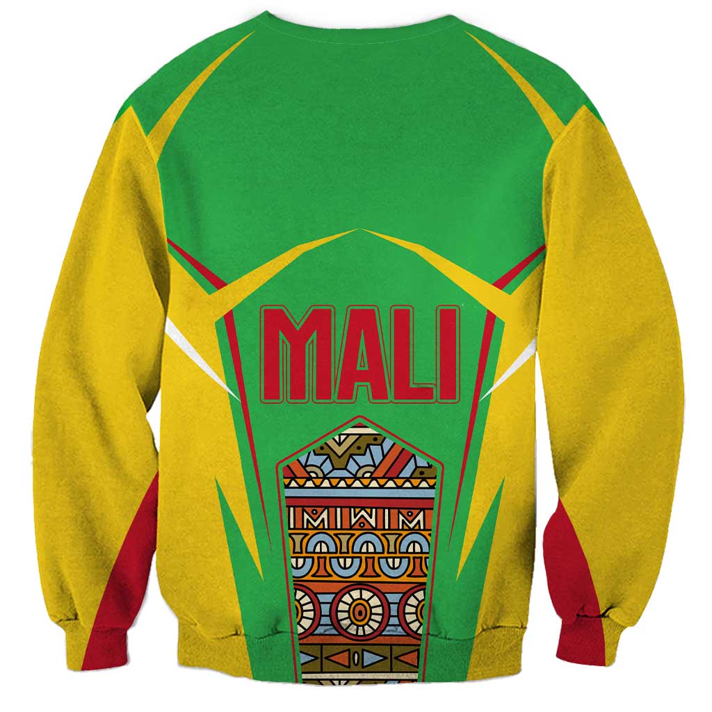 Mali Vulture Sweatshirt National Emblem Details & Traditional Patterns