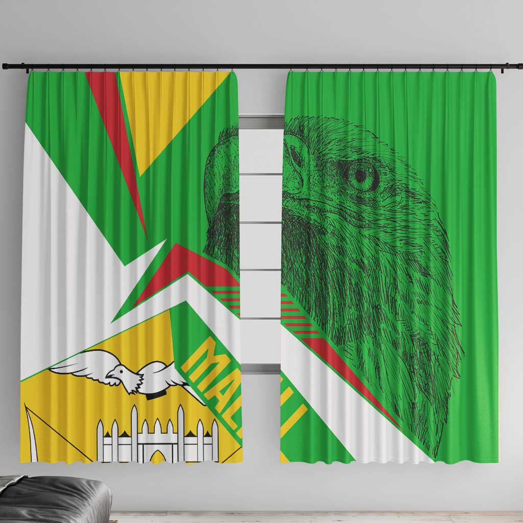 Mali Vulture Window Curtain National Emblem Details & Traditional Patterns