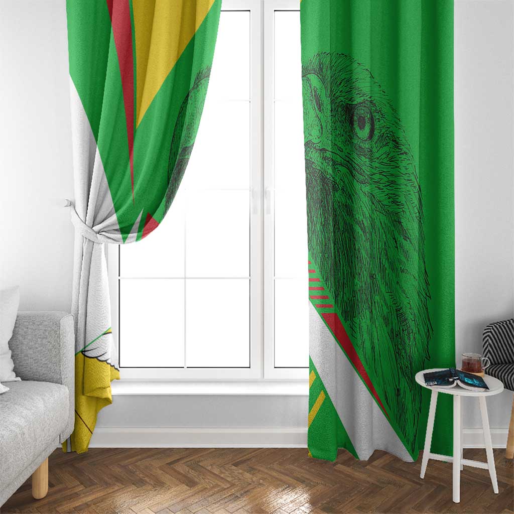 Mali Vulture Window Curtain National Emblem Details & Traditional Patterns