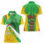 Mali Vulture Women Polo Shirt National Emblem Details & Traditional Patterns