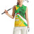 Mali Vulture Women Sleeveless Polo Shirt National Emblem Details & Traditional Patterns