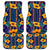Martinique Map and Hibiscus Car Mats Island Silhouette with Tribal Stripe Accents