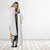 Martinique Map and Hibiscus Hooded Blanket Island Silhouette with Tribal Stripe Accents