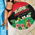 Martinique Island Pride Beach Blanket Tropical Hibiscus and Plumeria Floral Flag Design