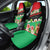 Martinique Island Pride Car Seat Cover Tropical Hibiscus and Plumeria Floral Flag Design